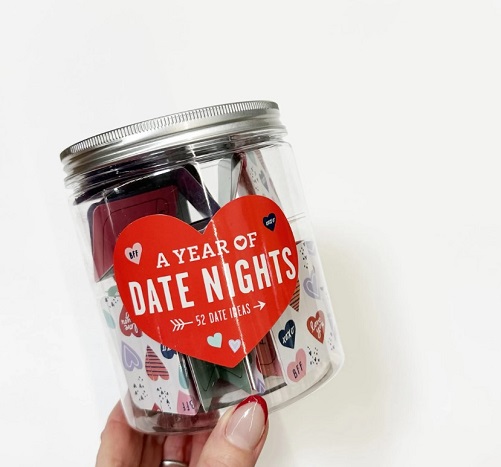 Date Night In A Jar personalized gifts for her