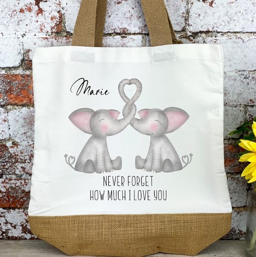 Elephant-themed Tote Bag elephant gifts