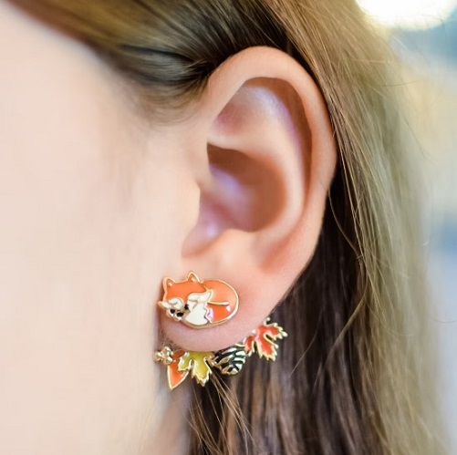 Fox Earrings fox gifts