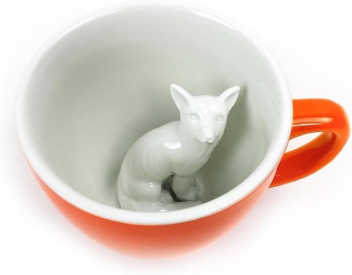 Hidden Fox Tea Cup fox gifts
