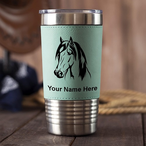LaserGram-Horse-Tumbler-Mug-gifts-for-horse-lovers