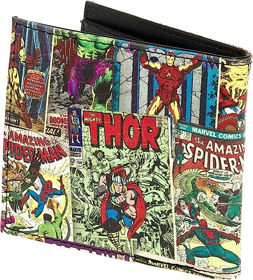 Marvel Graphic Comic Book Wallet Marvel gifts for adults
