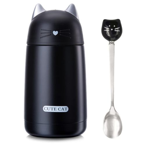 Milepetus Stainless Steel Cat Thermos gifts for cat moms