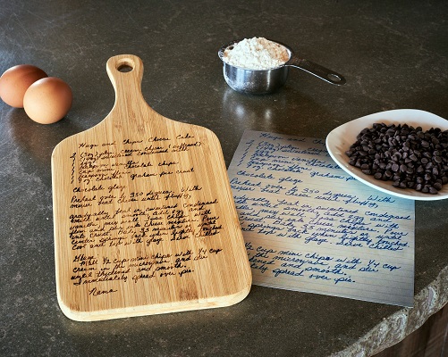 Personalized Family Recipe Board