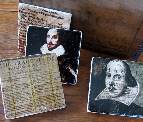 Shakespeare-Stone-Coasters-Shakespeare-gifts