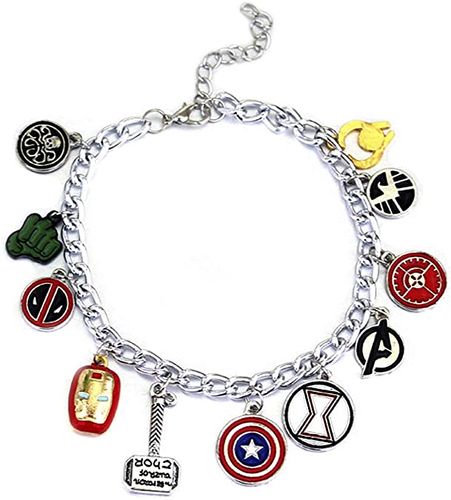 Super Heroes Charm Bracelet Marvel gifts for adults