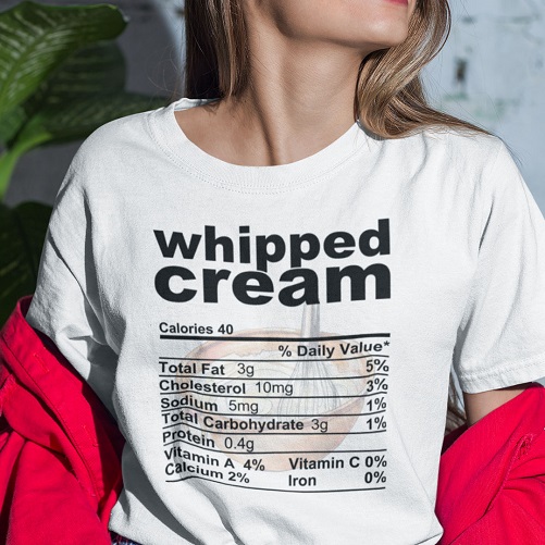 Whipped-Cream-Thanksgiving-Food-Nutrition-Facts-Shirt