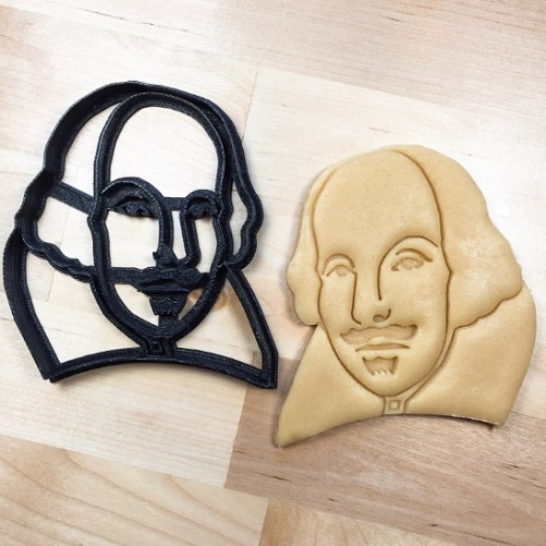 William Shakespeare Cookie Cutter