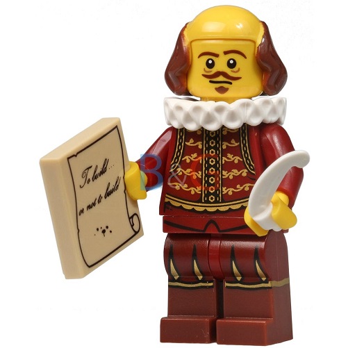 William Shakespeare Custom Minifigure