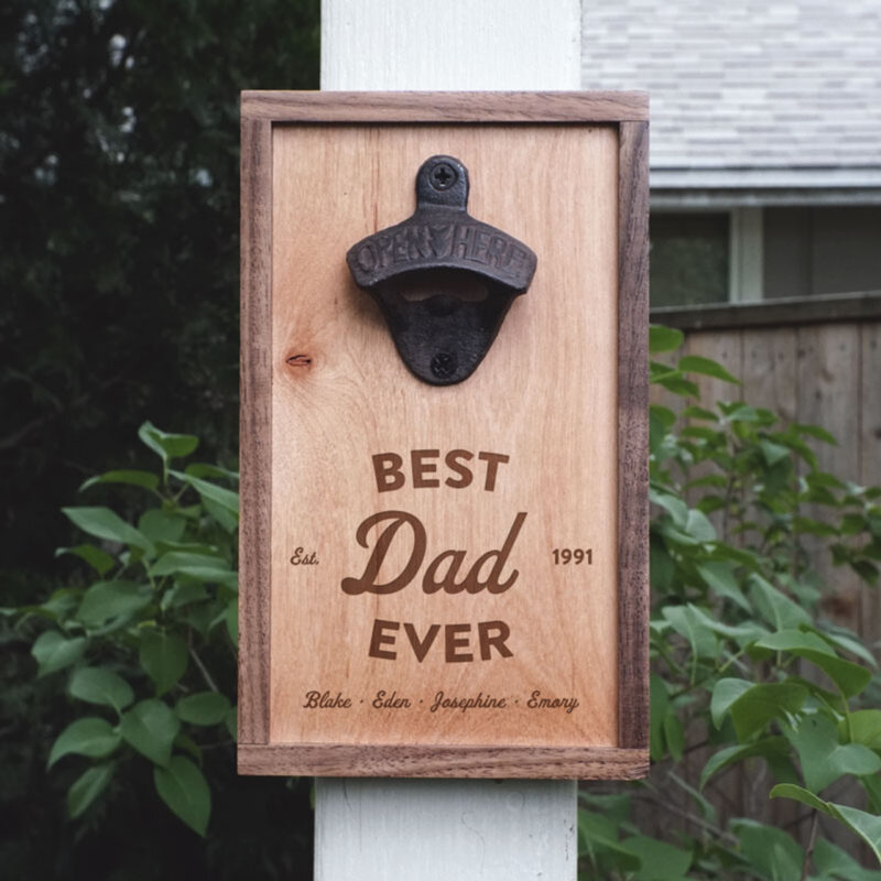 Best Dad Ever – Personalized Bird Feeder
