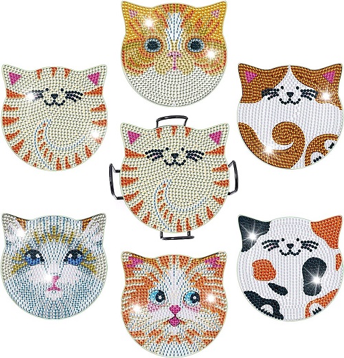 Cat Coasters gifts for cat lovers