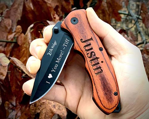 Custom Hunting Knife personalized gifts for husband