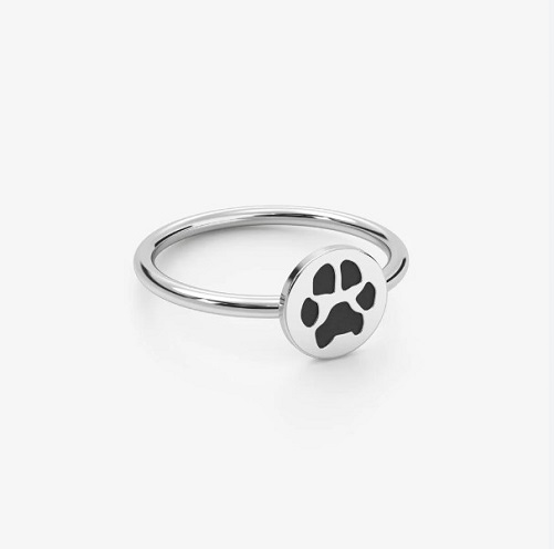 Custom Paw Print Ring gifts for cat lovers