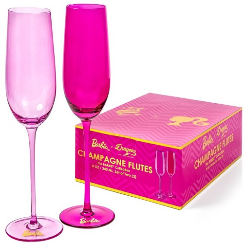 Dragon Glassware x Barbie Wine Glasses