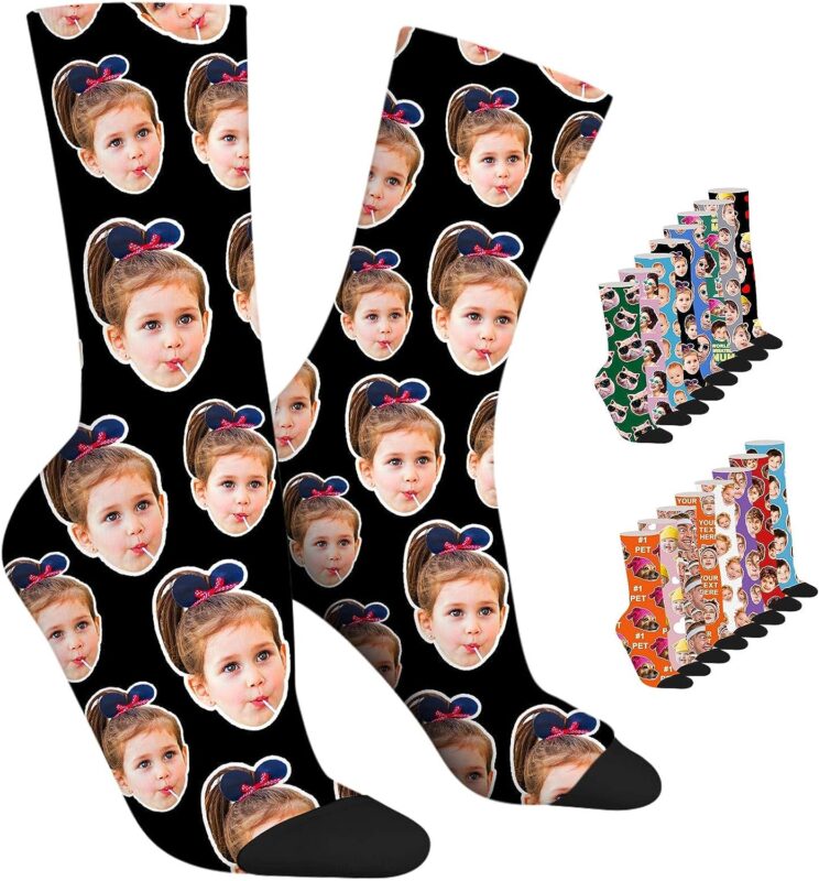 Funny Personalized Face Socks personalized childrens gifts