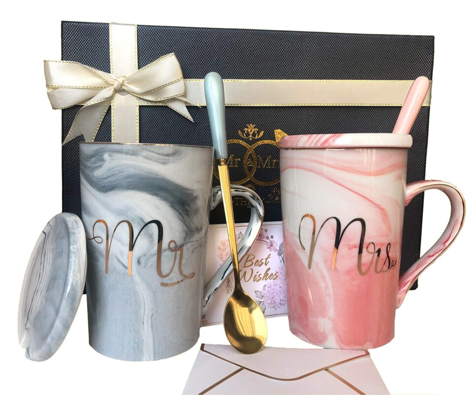 Mr And Mrs Mugs Set gifts for coffee lovers