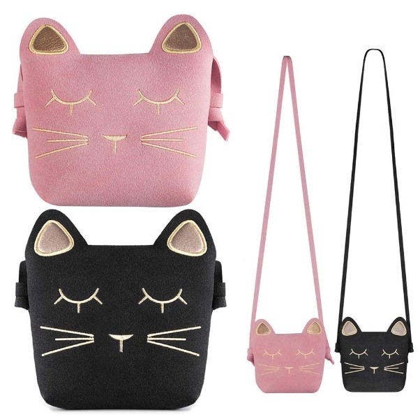 Personalized Cat-Inspired Mini Toddler Purse for Girls