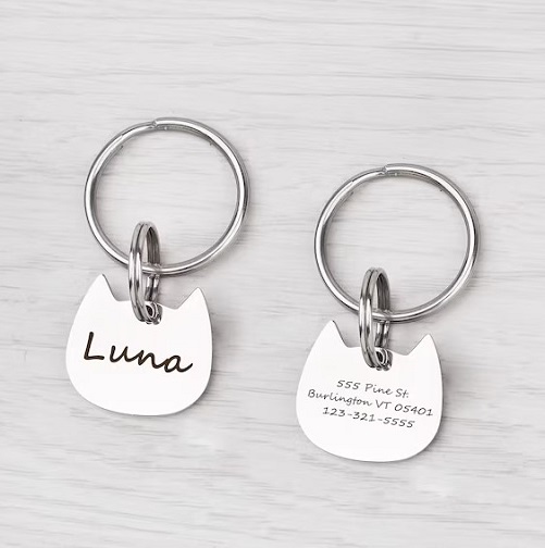 Personalized Cat Tag gifts for cat lovers