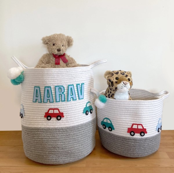 Personalized Toy Basket personalized childrens gifts