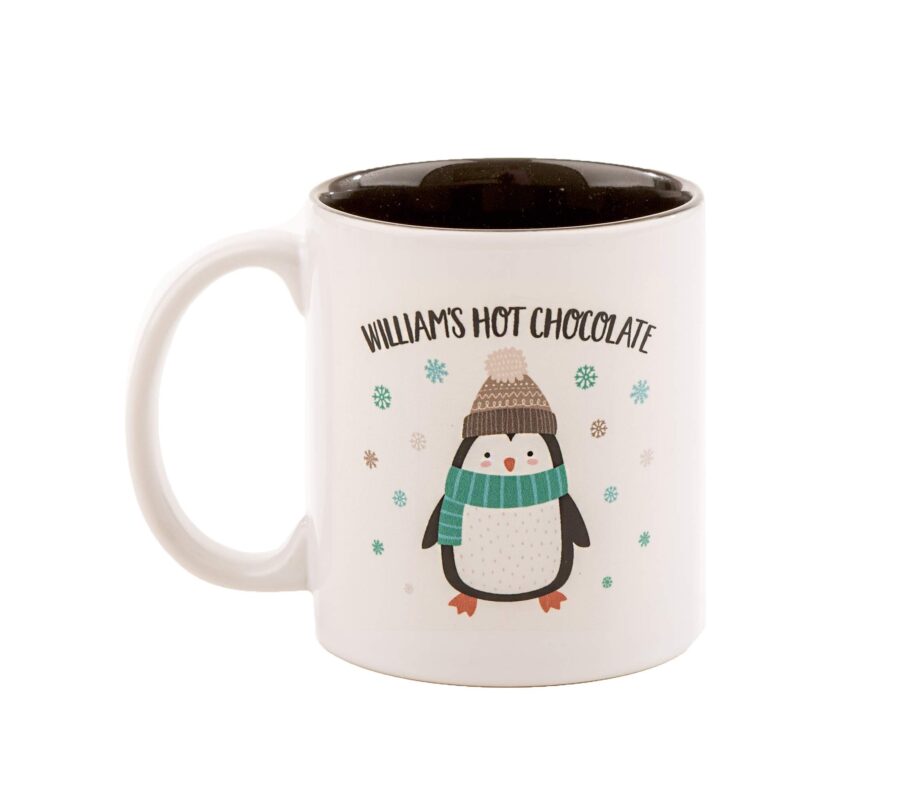 Personalized hot cocoa mug for kids