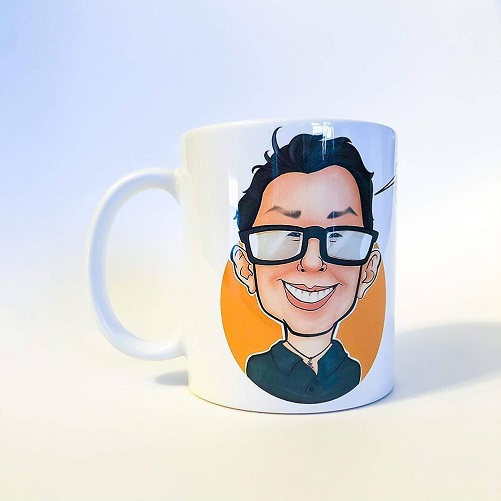Portrait Mug personalized gifts for husband