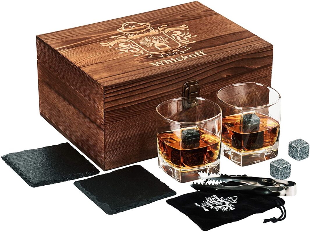 Whiskey Glass Box Set personalized gifts for him