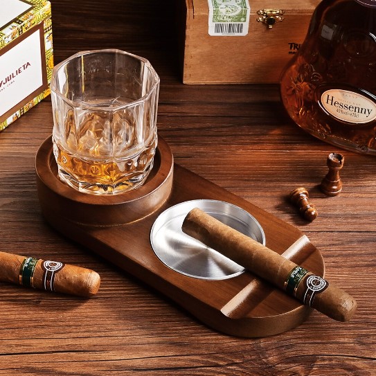 Wooden Cigar Rest personalized gifts for him