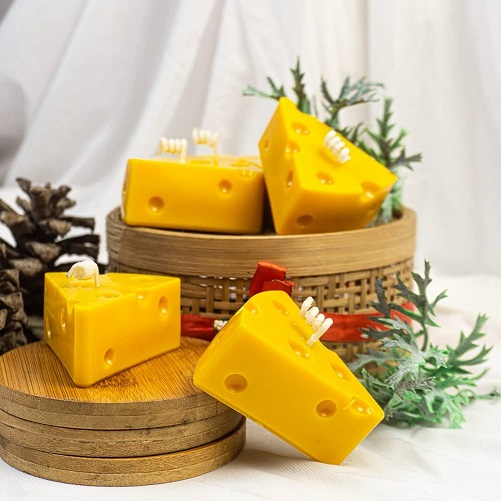 Cheddar Cheese Candle gifts for cheese lovers