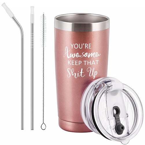 Cheeky Stainless Steel Travel Tumbler
