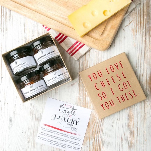 Cheese Lover's Chutney Gift Set gifts for cheese lovers