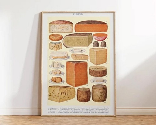 Cheese Poster gifts for cheese lovers