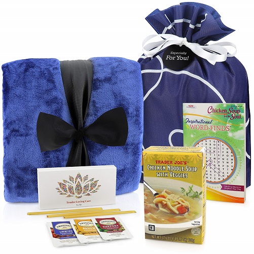 Get Well Care Package Includes Blanket