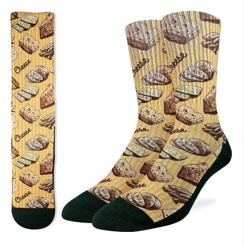 Grilled Cheese Novelty Socks gifts for cheese lovers