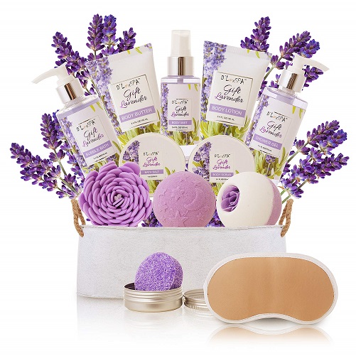 Lavender Gift Basket 40th birthday gift ideas women