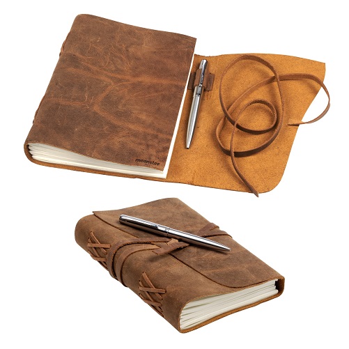 Leather Journal Notebook Set 40th birthday gift ideas women