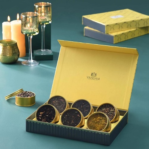Vahdam Chai Tea Gift Set -3 Teas gifts for tea lovers