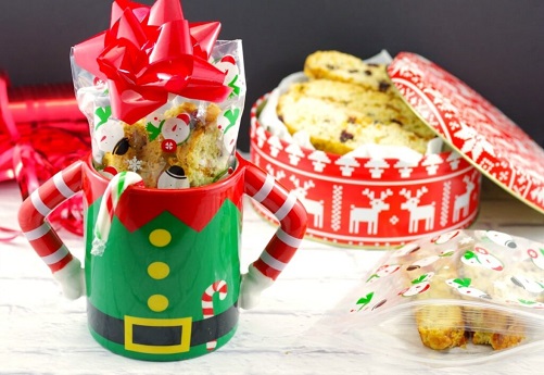 Holiday Biscotti homemade christmas gifts