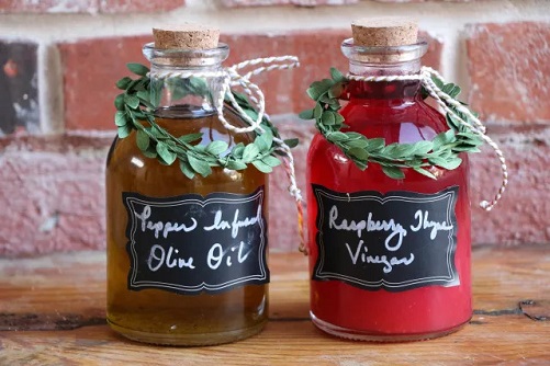 Infused-Olive-Oils-and-Vinegars-homemade-christmas-gifts