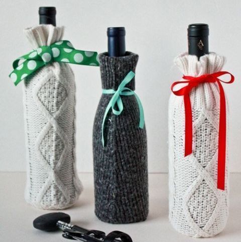 Wine Sleeves homemade christmas gifts