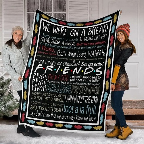 Friends Sherpa Blanket: Perfect for Gifts for Friends Fans
