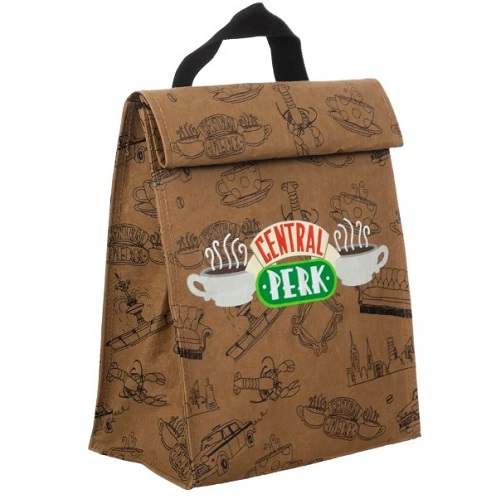 Friends TV Sitcom Central Perk Brown Bag Lunchbox 