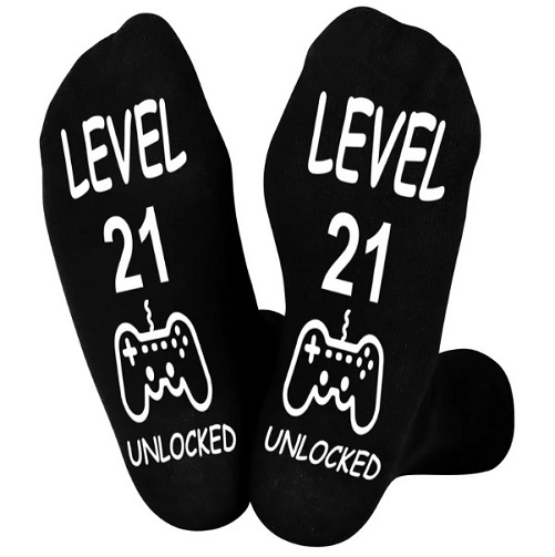 21st Birthday Gaming Socks