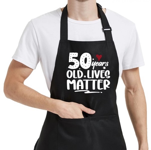 50th Birthday Apron for the Chef