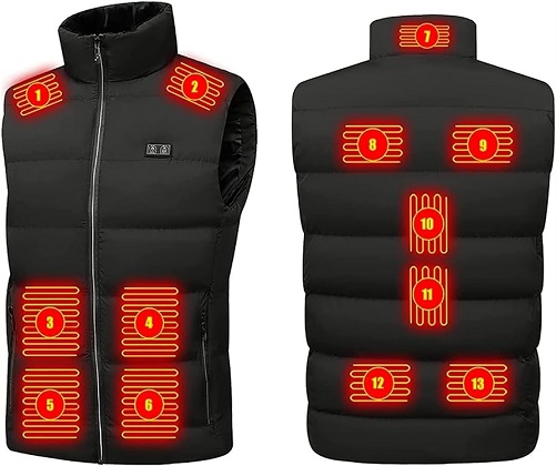A slim-fit heated vest 80th birthday gift ideas