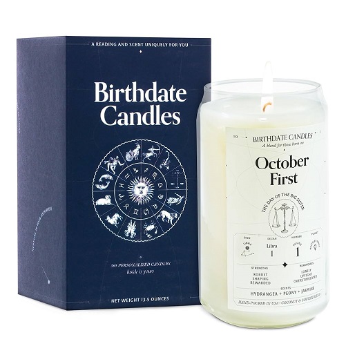 Birthdate Candle With Natural Fragrance
