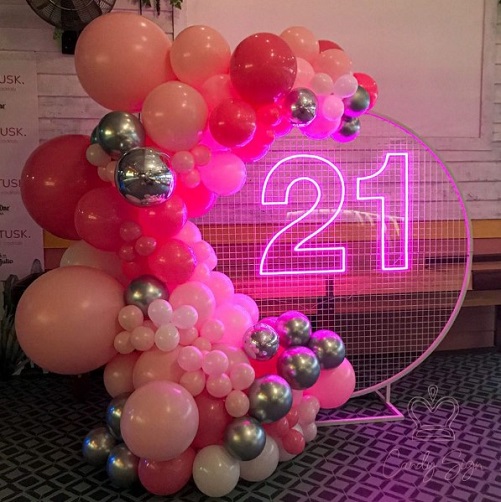 Custom Neon Sign 21st birthday gift ideas