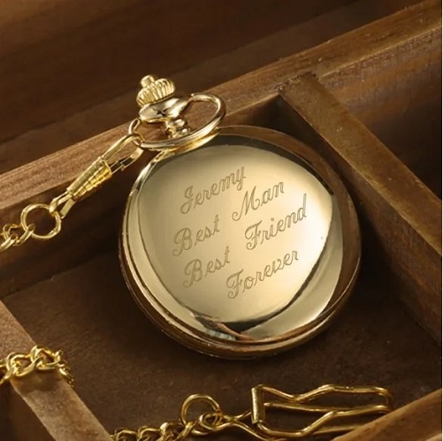 Engraved Pocket Watch best personalized anniversary gifts