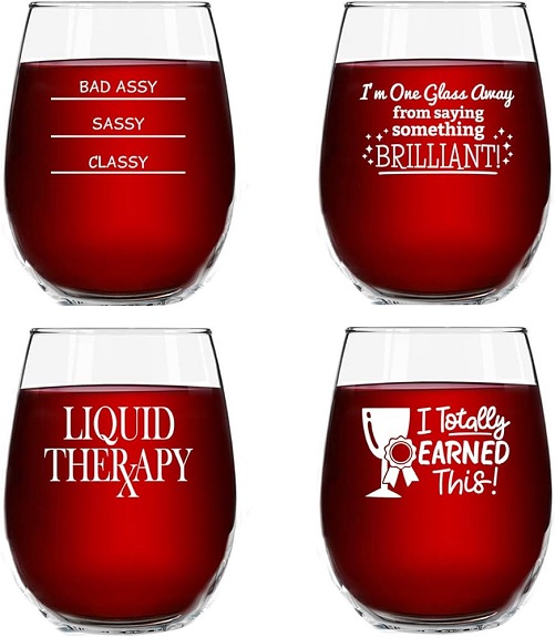 Funny Novelty Wine Glass