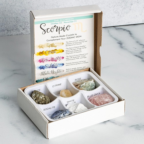 Horoscope Stone Box Set gifts for sister in law