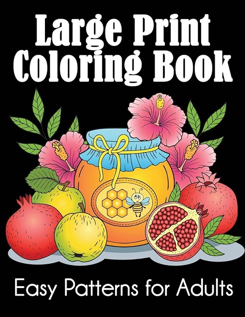 Large-print Coloring Book For Adults